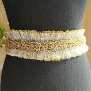 Beautiful Anthropologie beaded belt